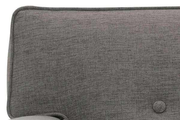 Margo Mid Century Modern Button Back Fabric Upholstered Chair