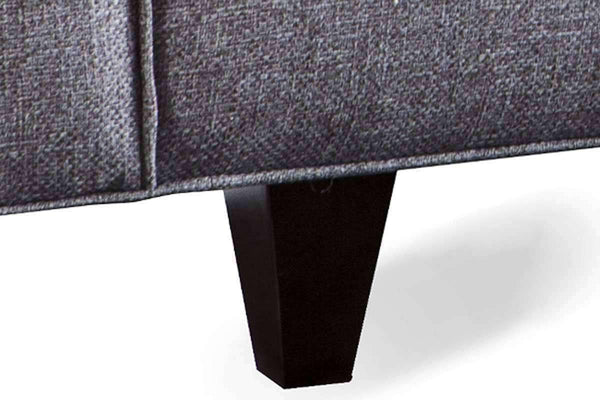 Margo II 80 Inch Mid Century Modern Button Back Track Arm Fabric Sofa