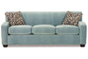 Image of Michelle 84 Inch Queen Size Tight Back Three Seat Fabric Sleeper Sofa