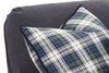 Image of Fabric Sectional Sofa Kristen Fabric Pillow Back English Arm Sectional Sofa With Chaise (As Configured)