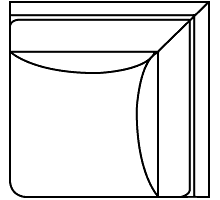 Fabric Sectional Sofa Marie "Designer Style" Corner Chair