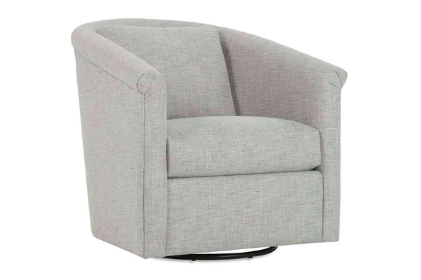 Desiree Upholstered Swivel Accent Tub Chair