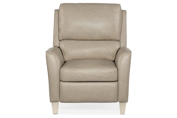 Farrell Stone Leather Dual Power "Quick Ship" Transitional Recliner