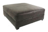 Image of Gaines 36", 40", 44", Or 48" Inch Square Leather Ottoman