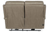 Image of Galina Stone "Quick Ship" ZERO GRAVITY Wall Hugger Reclining Leather Living Room Furniture Collection