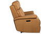 Image of Galina Coin "Quick Ship" ZERO GRAVITY Power Wall Hugger Leather Reclining Loveseat
