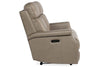 Image of Galina Stone "Quick Ship" ZERO GRAVITY Wall Hugger Power Leather Reclining Loveseat