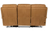 Image of Galina Coin 80 Inch "Quick Ship" ZERO GRAVITY Wall Hugger Power Leather Reclining Sofa