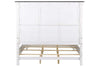 Image of Harper Queen Or King Wirebrushed White Panel Bed "Create Your Own Bedroom" Collection