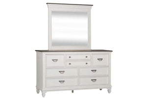 Harper Queen Or King Wirebrushed White Panel Bed