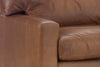 Image of Harrison Grand Scale Oversized Contemporary Leather Loveseat