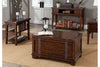 Image of Harwood Rustic Russet Brown Occasional Table Collection