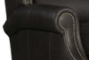 Image of Holt "Quick Ship" Peppercorn Leather Power Recliner