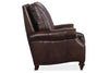 Image of Horatio Chateau "Quick Ship" Leather Traditional Nailhead Recliner