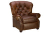 Image of Jackson Button Tufted Leather Recliner