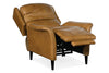 Image of Jacob Camel Leather Dual Power "Quick Ship" Transitional Recliner