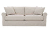 Image of Kaley II 94 Inch 2 Cushion Fabric Slipcovered Sofa