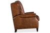 Image of Keegan "Quick Ship" Leather Pillow Wingback Recliner