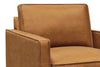 Image of Kellan Modern Leather Track Arm Sofa Collection