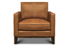 Image of Kellan Modern Leather Track Arm Sofa Collection