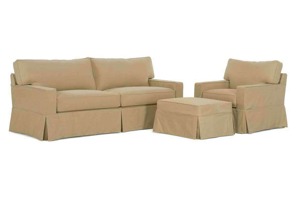 Slipcovered Furniture Kendall "Grand Scale" Slipcover Sofa Set 