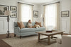 Image of Kristen I English Arm Bench Seat Fabric Sofa Collection