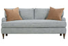 Image of Kristen I 78 Inch English Arm Single Bench Cushion Apartment Size Fabric Sofa