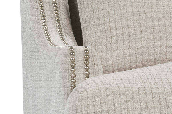 Lacey Fabric Upholstered Swivel Accent Chair