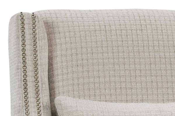 Lacey Fabric Upholstered Swivel Accent Chair