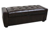 Image of Landon 58 Inch Long Storage Ottoman Bench With Hinged Top