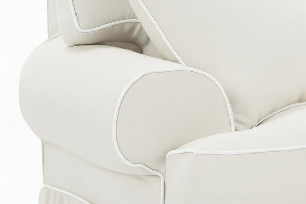 Laura 84 Inch Slipcovered Sofa