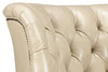 Image of Cullen Tufted Leather Accent Chair