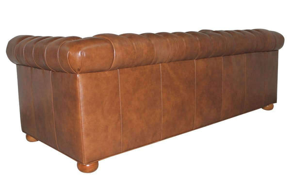 Empire 86 Inch Two Seat Chesterfield Leather Sofa
