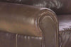 Image of Leather Furniture Rockefeller "Designer Style" Traditional Leather Queen Sleeper Sofa Set