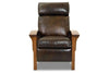 Image of Aldrich Arts And Crafts Style Mission Leather Recliner Chair