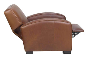 Hayden Contemporary Leather Square Back Recliner Chair