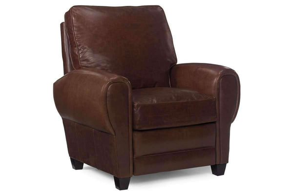 Leather Recliner Hennessey Pillow Back Cigar Club Leather Recliner
