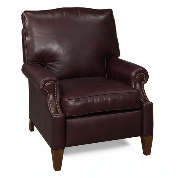 Julius Pillow Back Leather Recliner