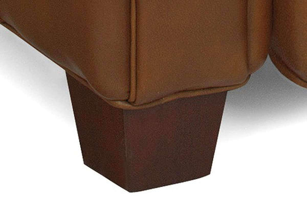 Leather Recliner Lyndon Leather Push Back Pillow Recliner