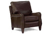 Image of Leather Recliner Maynard Leather English Arm Pillow Back Recliner