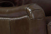 Image of Leather Recliner Maynard Leather English Arm Pillow Back Recliner
