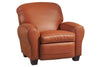 Image of Leather Recliner Rogers Leather Classic Club Chair Recliner