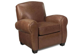 Leather Recliner Sebastian Traditional Leather Reclining Club Chair