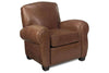Image of Leather Recliner Sebastian Traditional Leather Reclining Club Chair