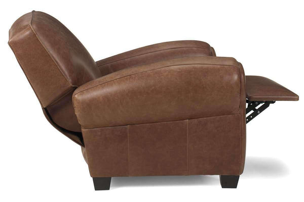 Leather Recliner Sebastian Traditional Leather Reclining Club Chair