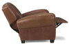 Image of Leather Recliner Sebastian Traditional Leather Reclining Club Chair