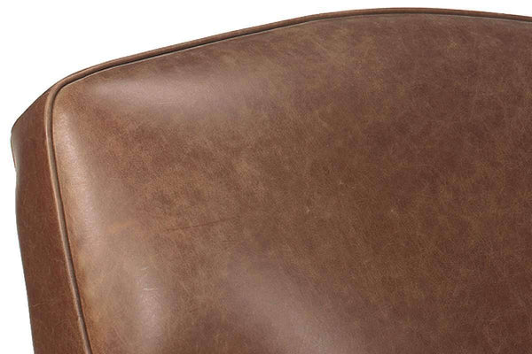 Leather Recliner Sebastian Traditional Leather Reclining Club Chair