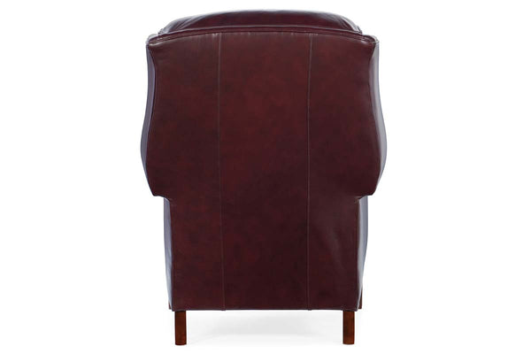 Liam Olmstead "Quick Ship" Traditional Chippendale Wingback Recliner