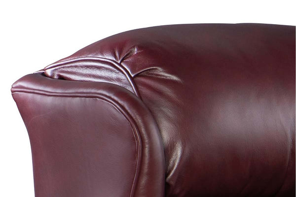 Liam Olmstead "Quick Ship" Traditional Chippendale Wingback Recliner