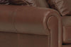 Image of Living Room Sheffield "Designer Style" Grand Scale Oversized Leather Sectional Sofa